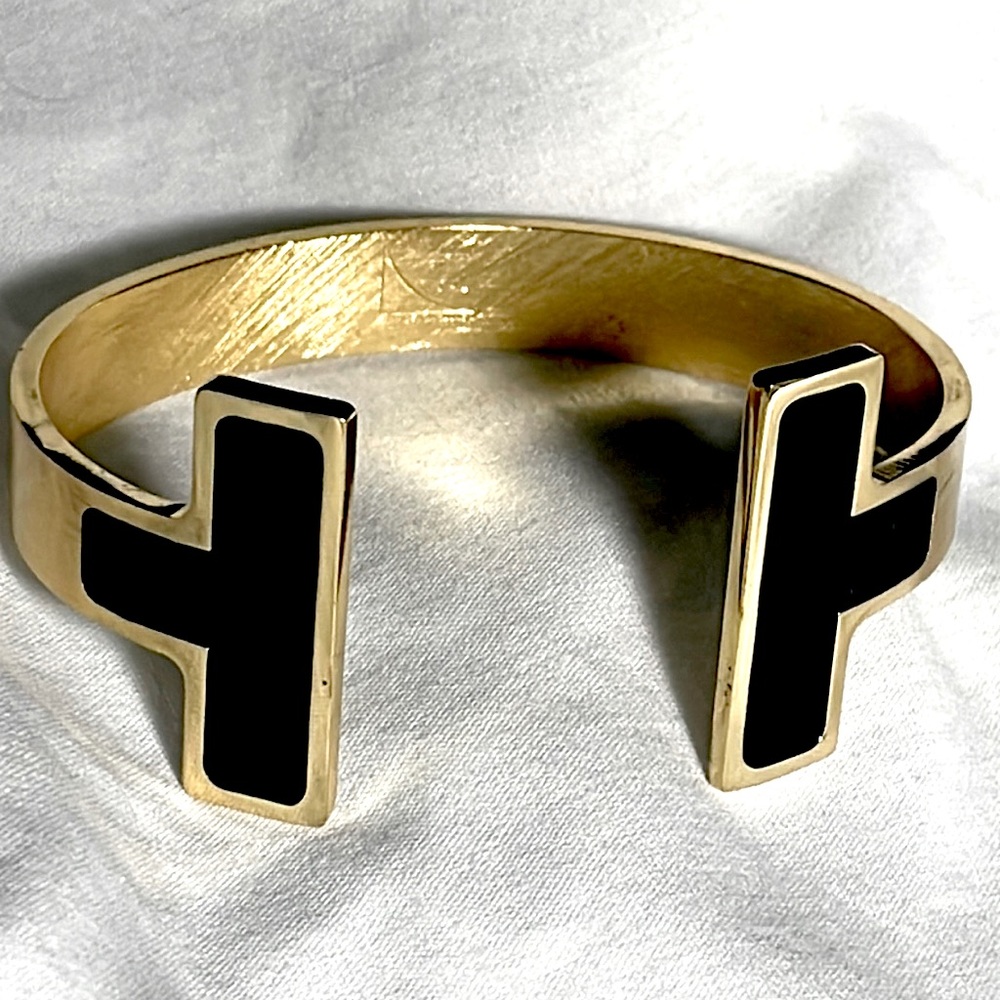 Gold and Black Bracelet